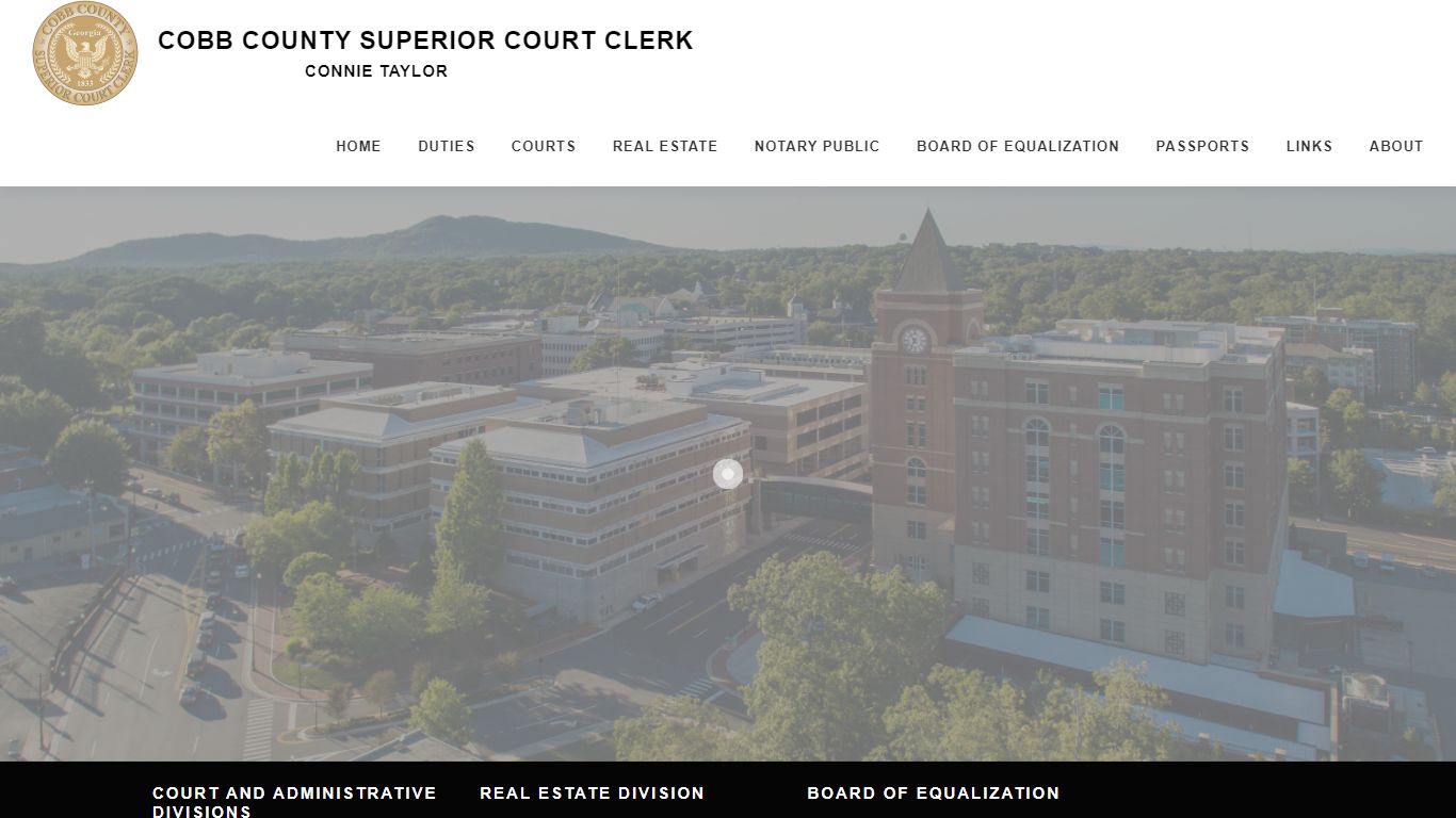 Cobb County Superior Court Clerk – Connie Taylor